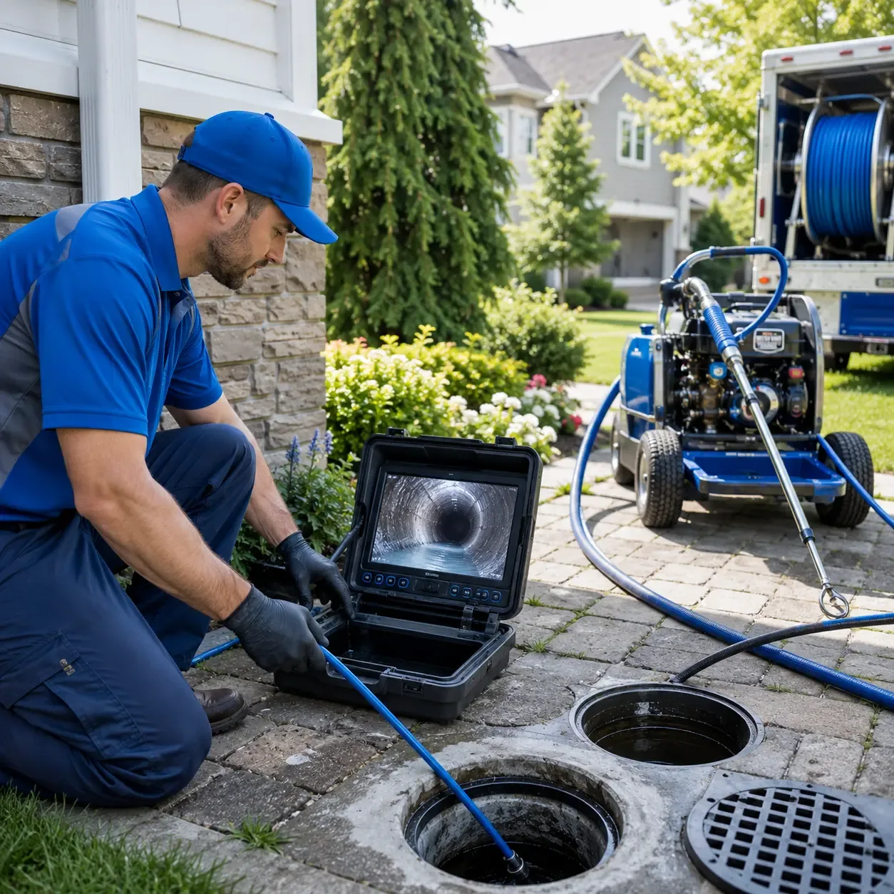 Outdoor drain cleaning professionals serving Southington, CT
