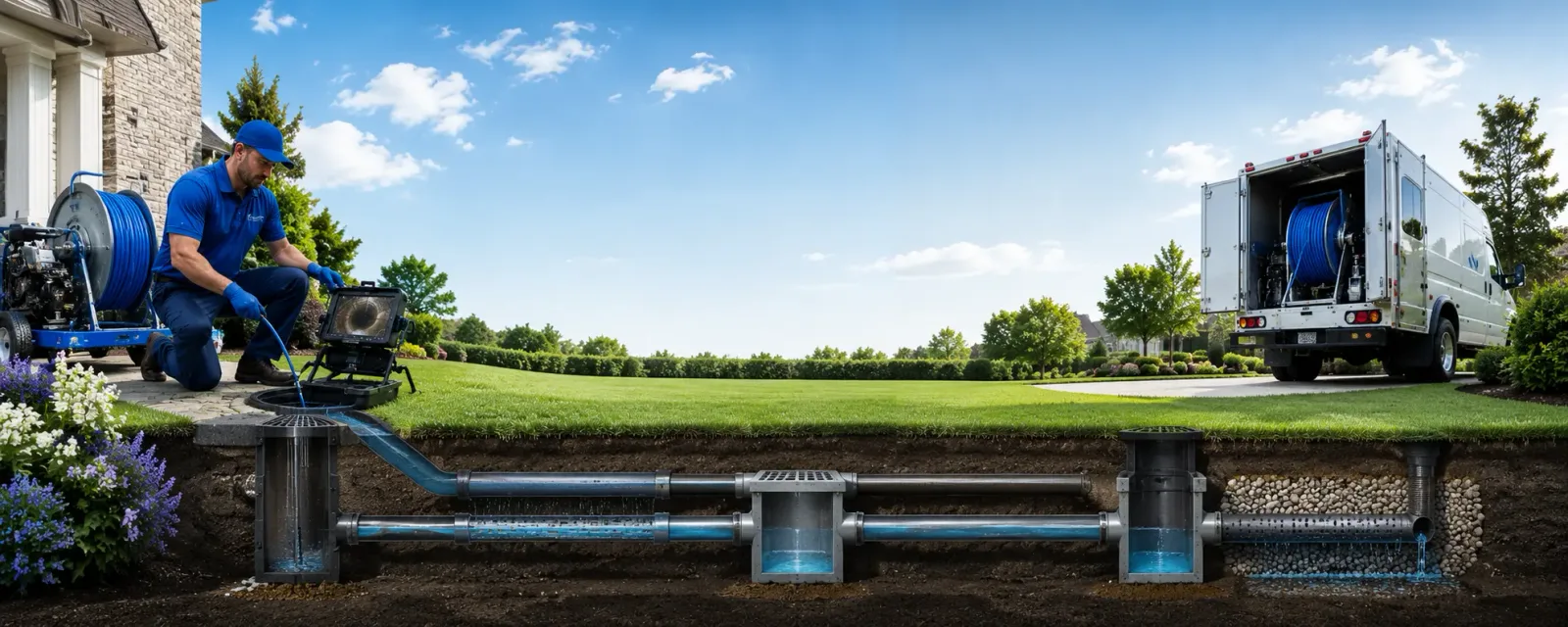 Outdoor drain cleaning information for Southington, CT