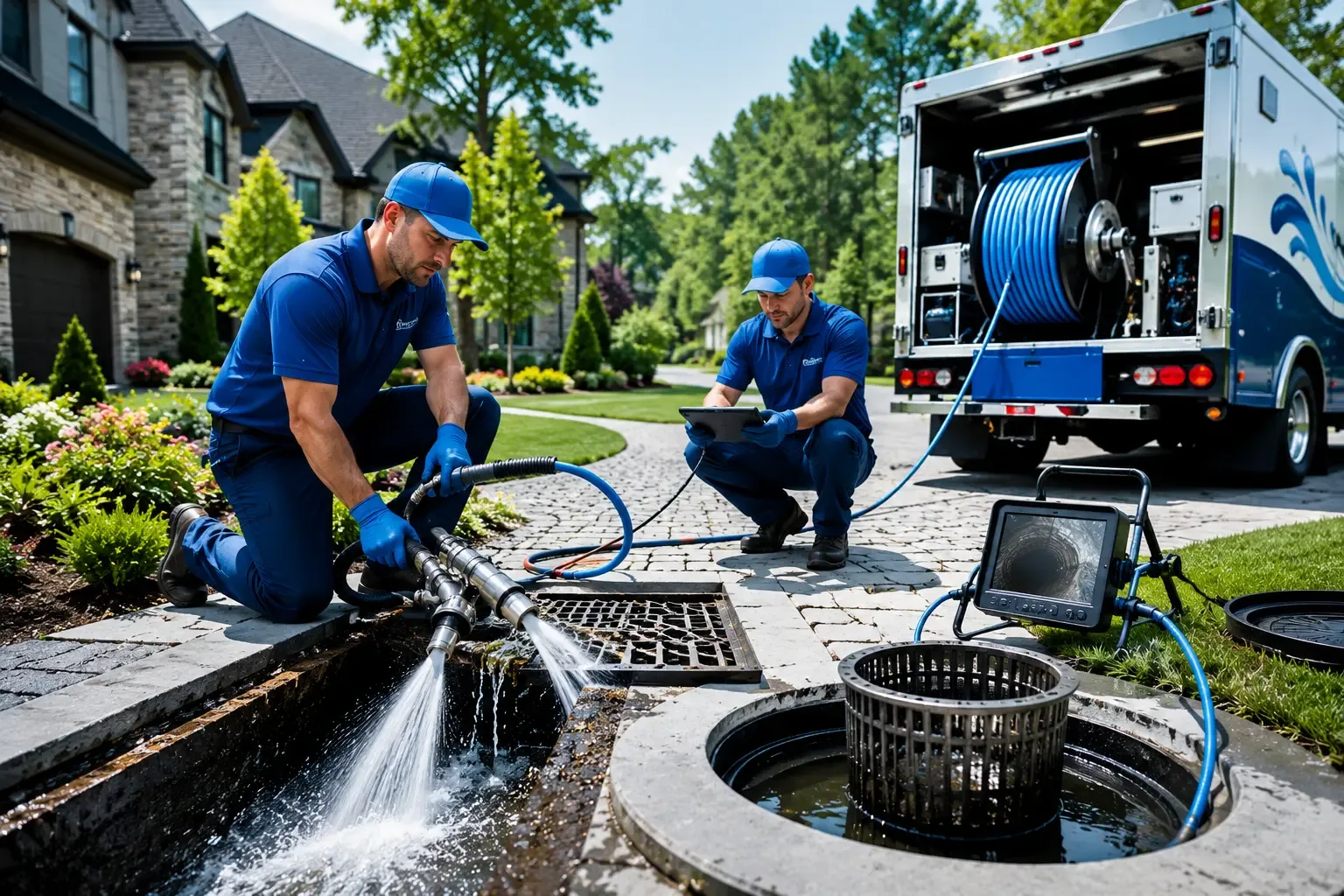 Local outdoor drain cleaning professionals in Southington, CT